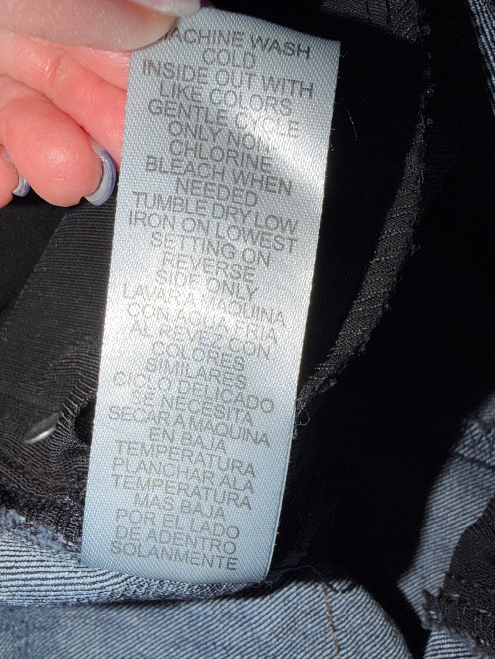 DEMOCRACY 10 Stretch Skinny Jeans Dark Wash - Picture 9 of 10
